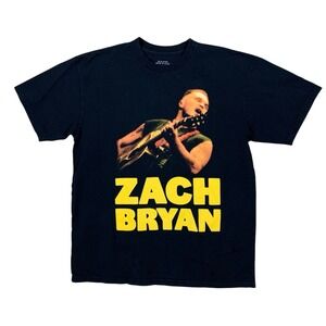 Zach Bryan Graphic Tour Tee Concert Band Merch Country Western Large